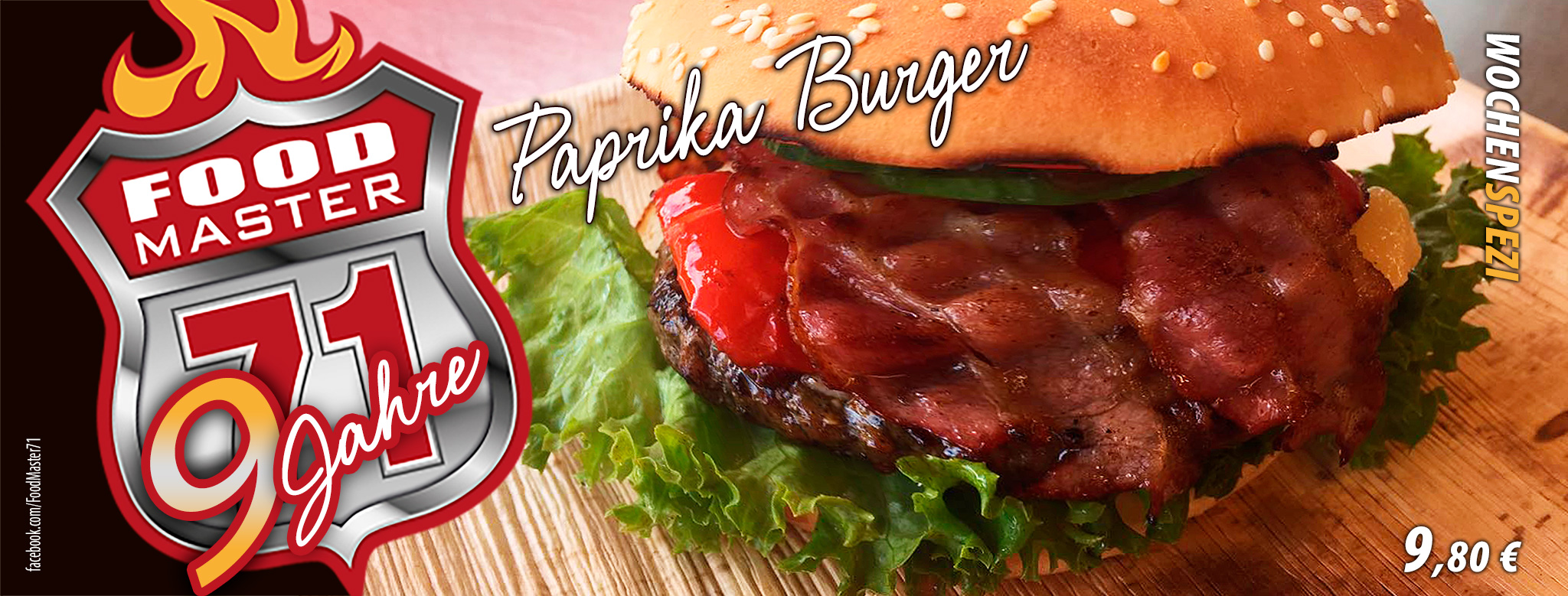 FM71 9J Paprika Burger
